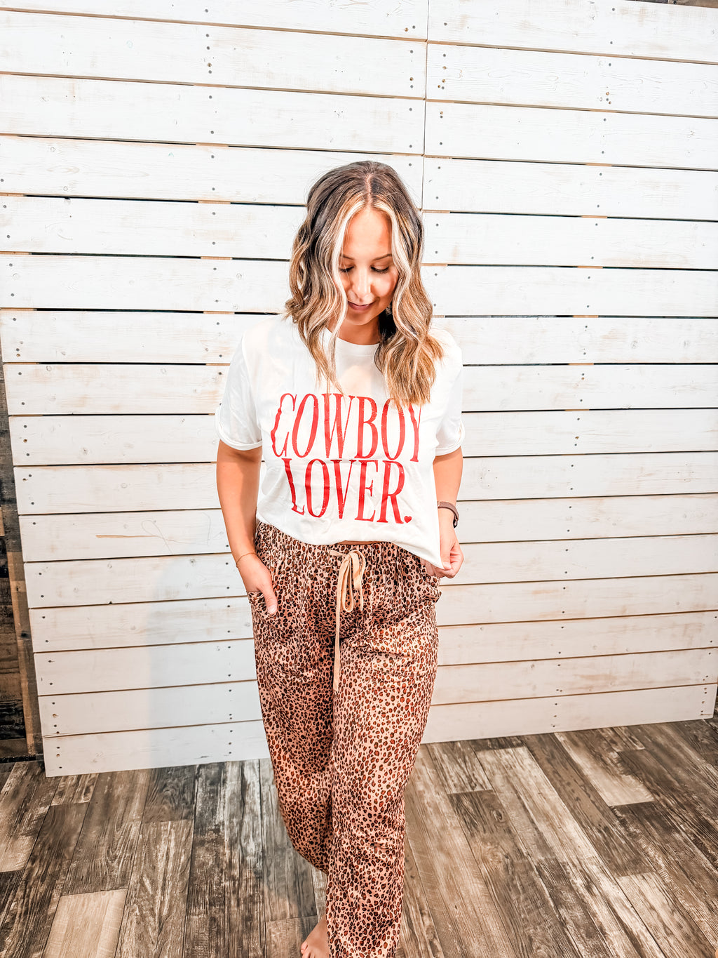 Leopard Joggers