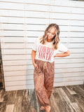 Leopard Joggers